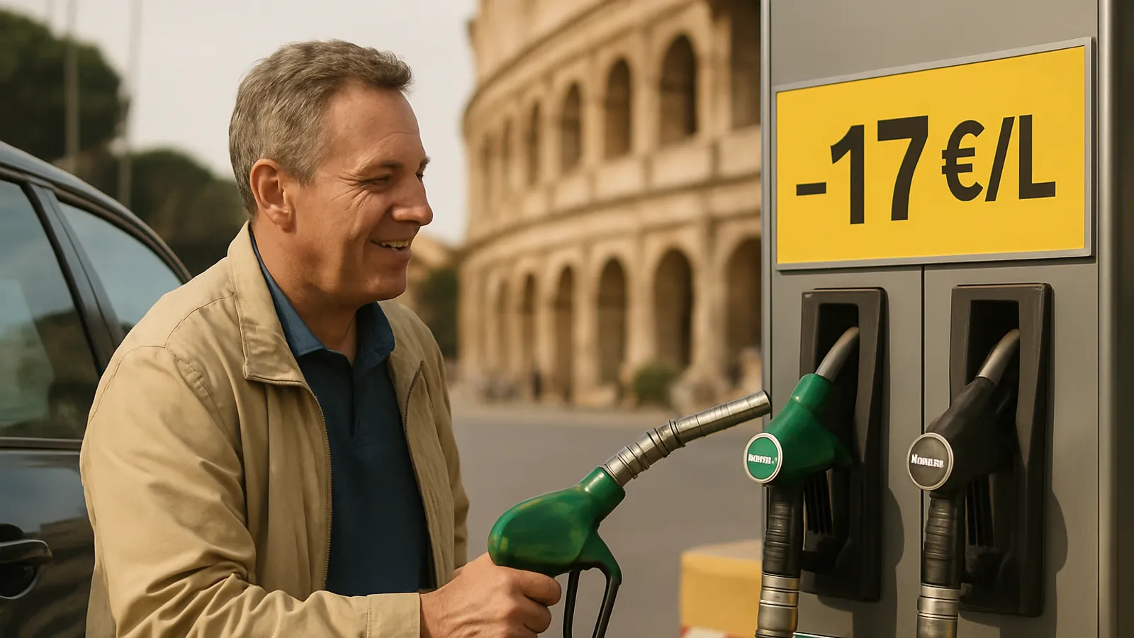 Italien senkt die Dieselsteuer um 17 Cent pro Liter bis Anfang August.