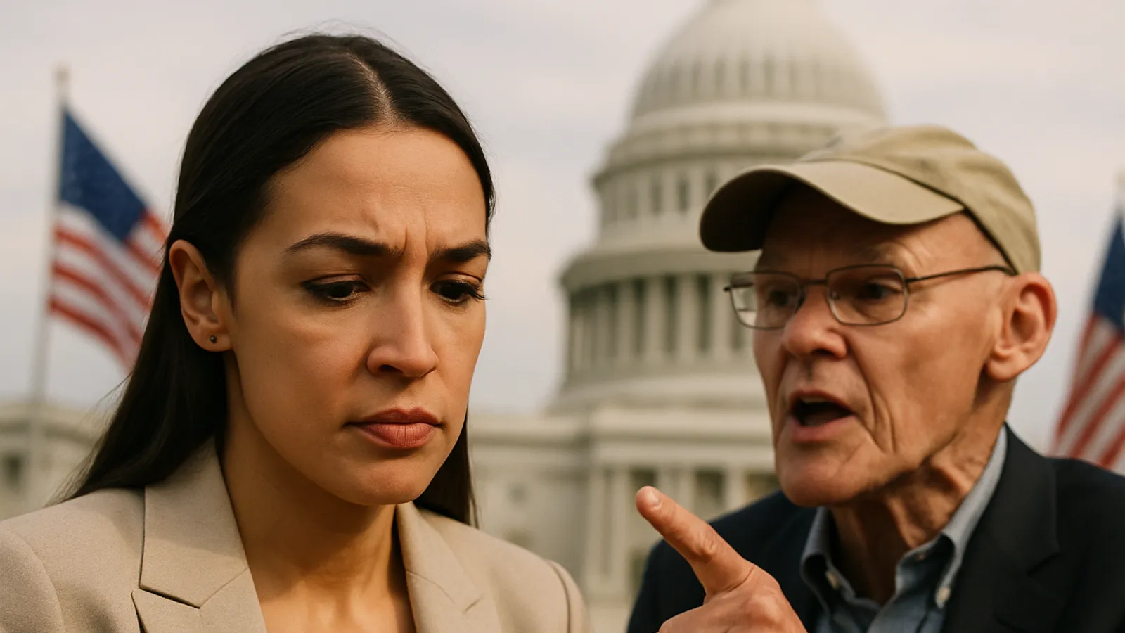 James Carville sagt, AOC habe keine Chance auf die Nominierung der Demokraten für die Präsidentschaft.