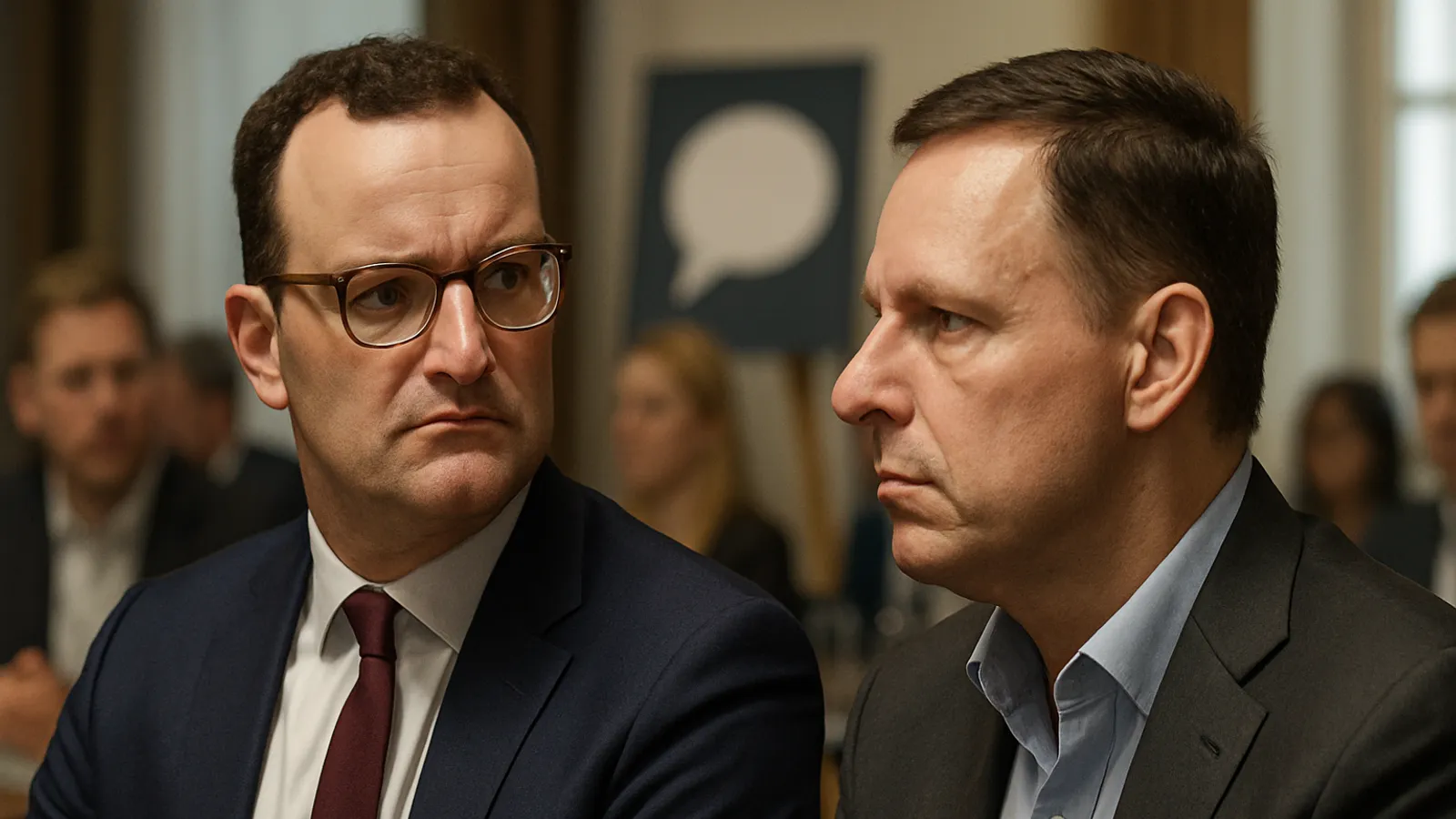 Jens Spahn nahm an einem Treffen von Peter Thiels »Dialog«-Netzwerk teil.