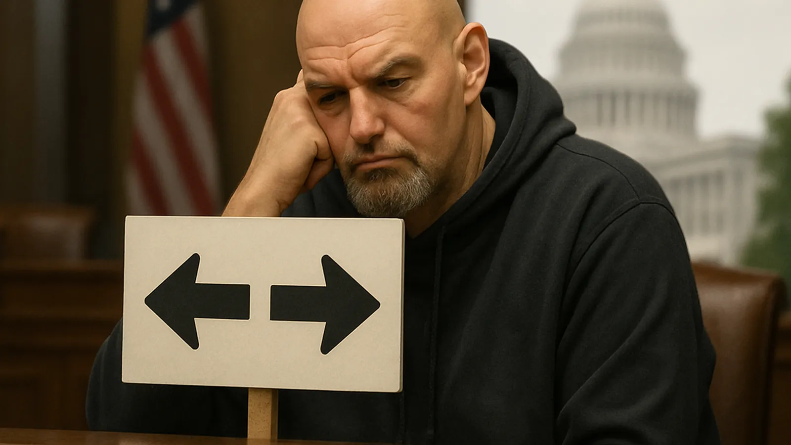 John Fetterman hat eine große Entscheidung zu treffen.