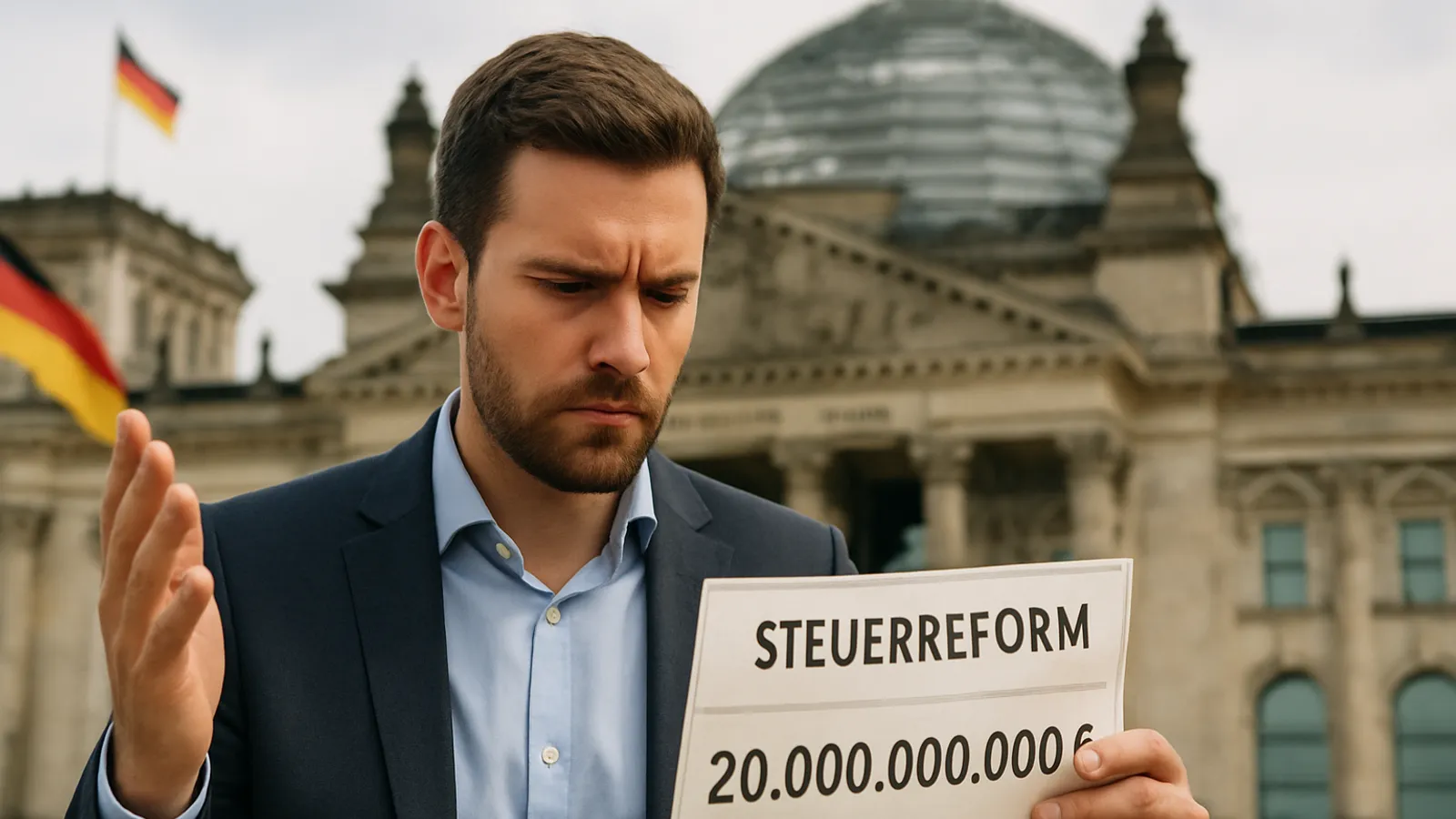 JU-Chef fordert ein Volumen von mehr als 20 Milliarden Euro für die Steuerreform.