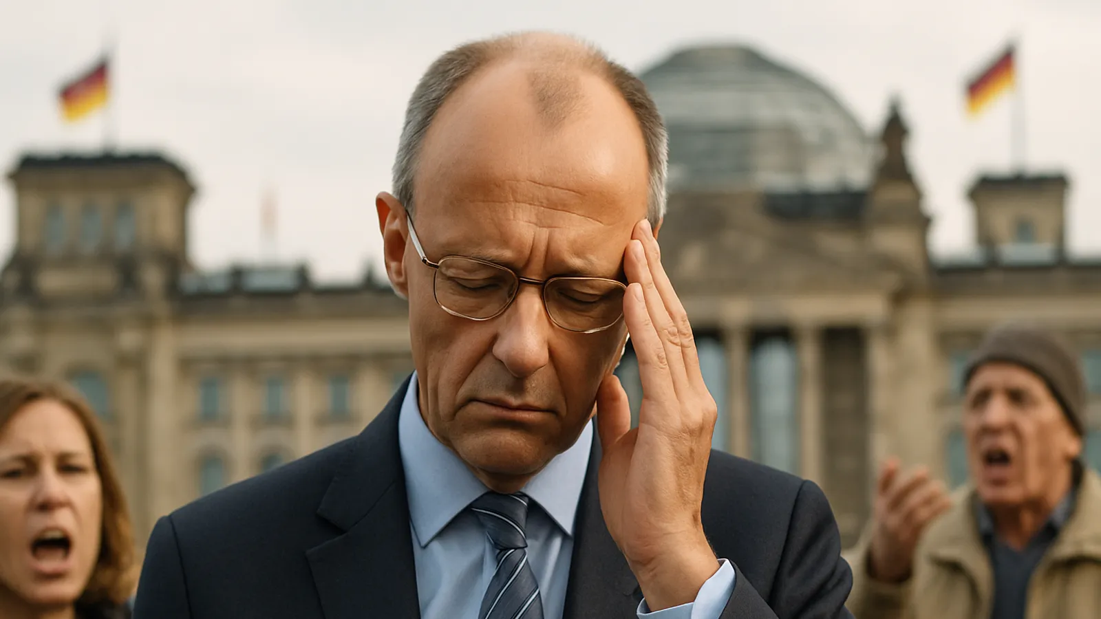 Kanzler Merz ist die "ewige Nörgelei" im Land leid.