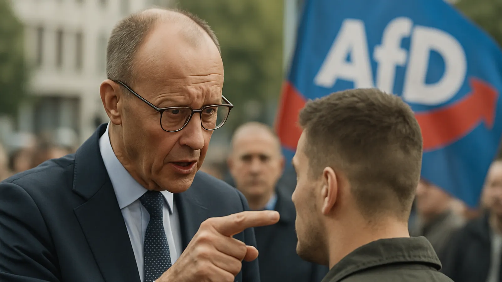 Kanzler Merz wendet sich an AfD-Wähler und fordert sie auf, genau hinzuschauen.