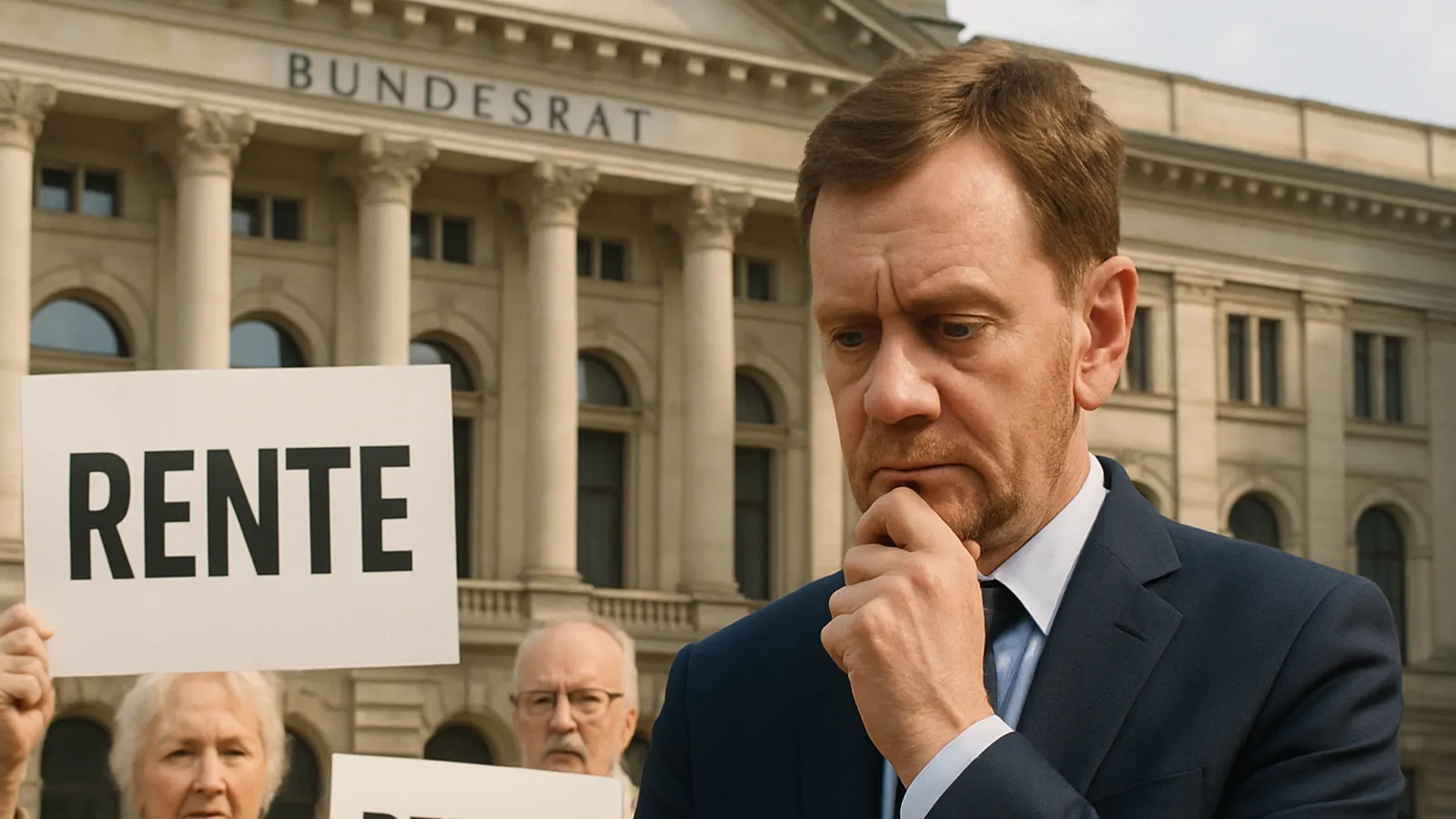 Saxony’s premier Michael Kretschmer threatens to block Germany’s pension and long-term care reforms.