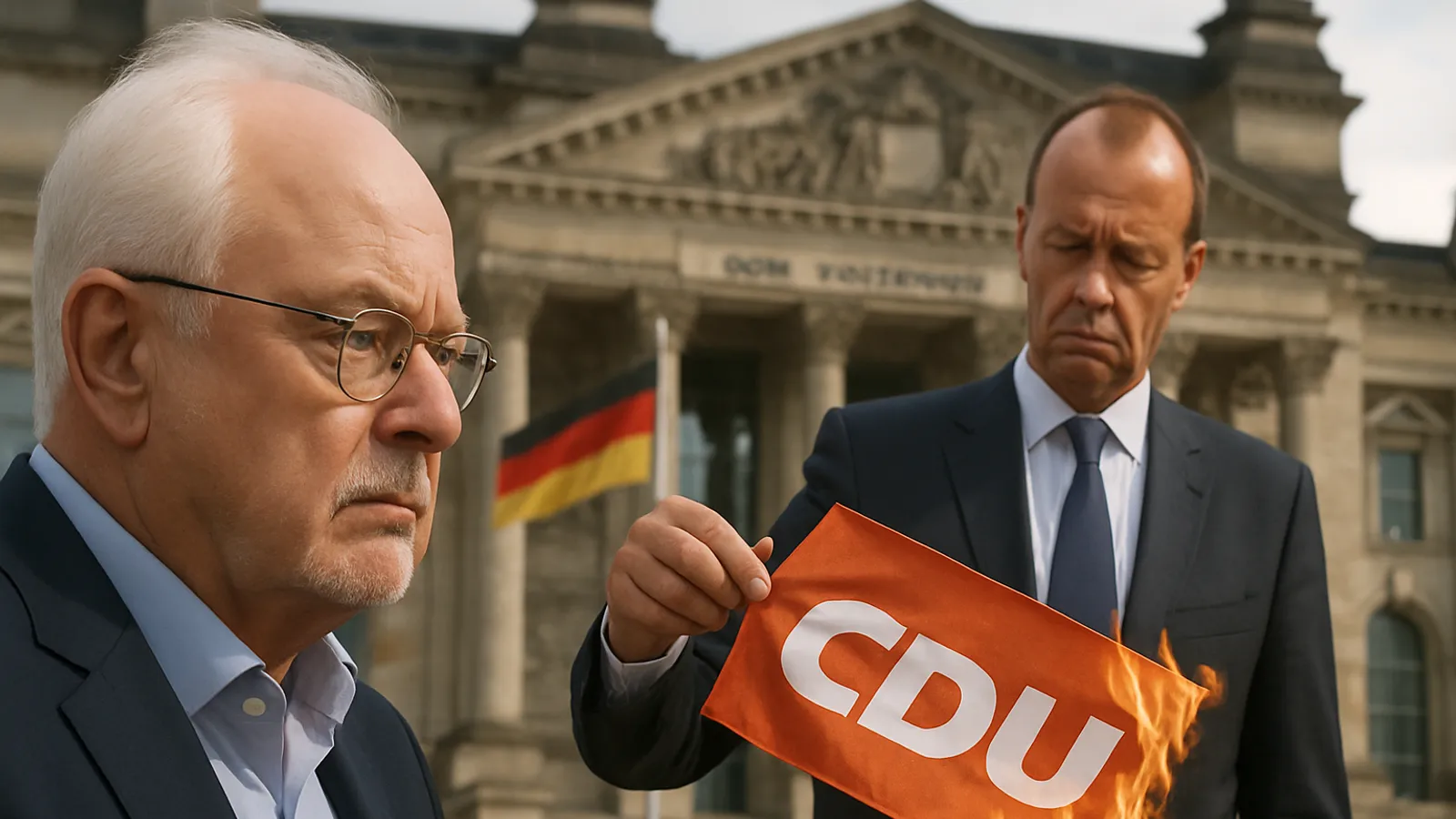 Kubicki sieht die CDU kurz vor der Revolution und kritisiert Merz wegen eines Stilbruchs.