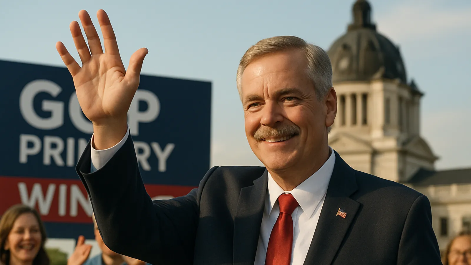 Larry Rhoden hat die GOP-Vorwahl für das Amt des Gouverneurs in South Dakota gewonnen.