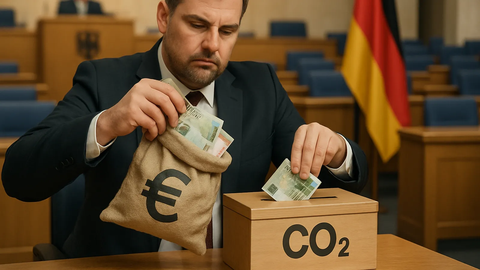 Lars Klingbeil plant, 2,7 Milliarden Euro aus den Erlösen der CO₂-Bepreisung in den Kernhaushalt umzuleiten.