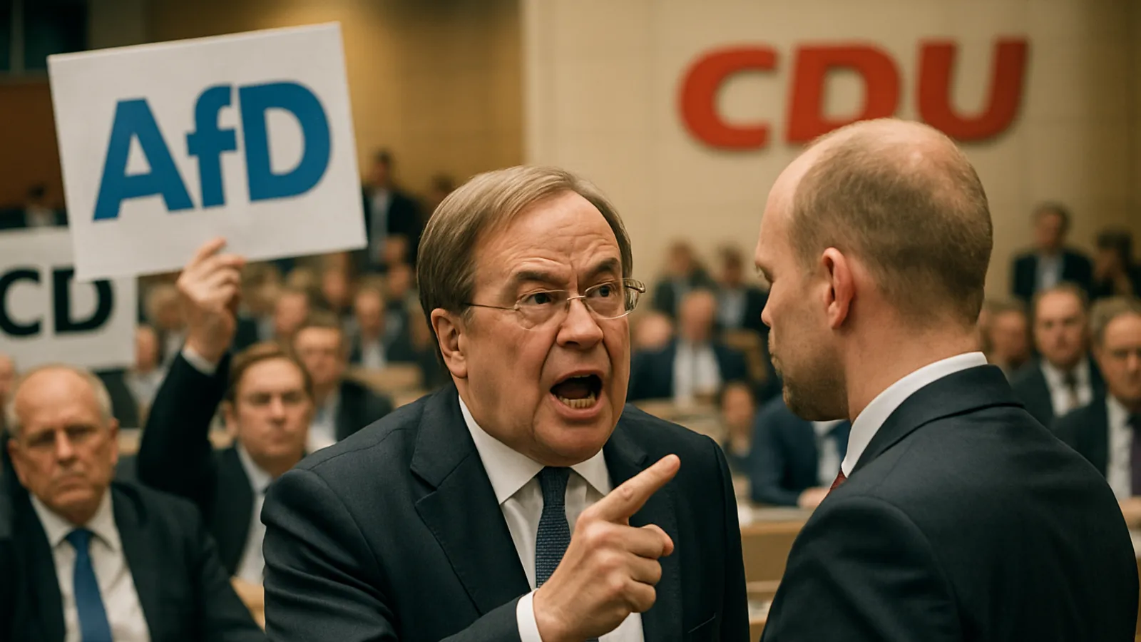 Laschet in Rage: "Sie wollen die CDU in Richtung der AfD treiben"