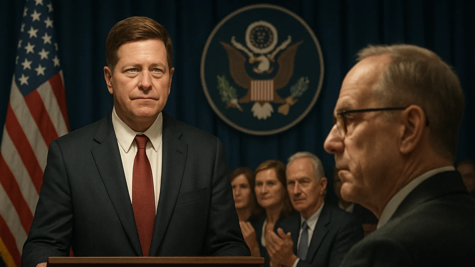 Lawmakers are eager for Jay Clayton to replace the current acting intelligence chief.