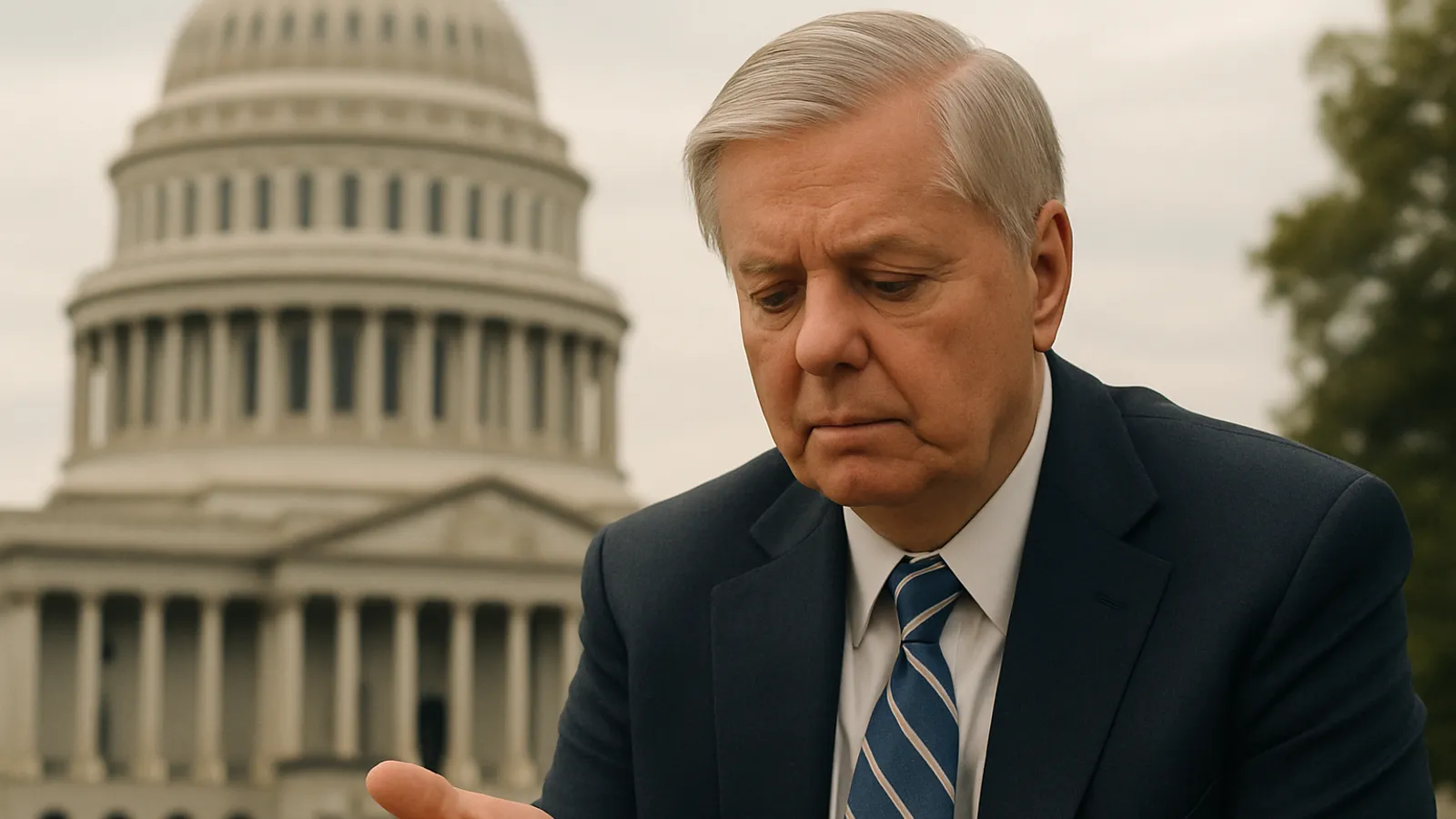 Lindsey Graham hatte trotz seiner langen Karriere im Zentrum der Macht eines der niedrigsten Vermögen im Kongress.