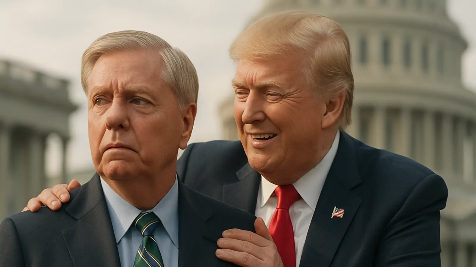 Lindsey Graham war zunächst Gegner von Trump und wurde dann zu einem treuen Fan.