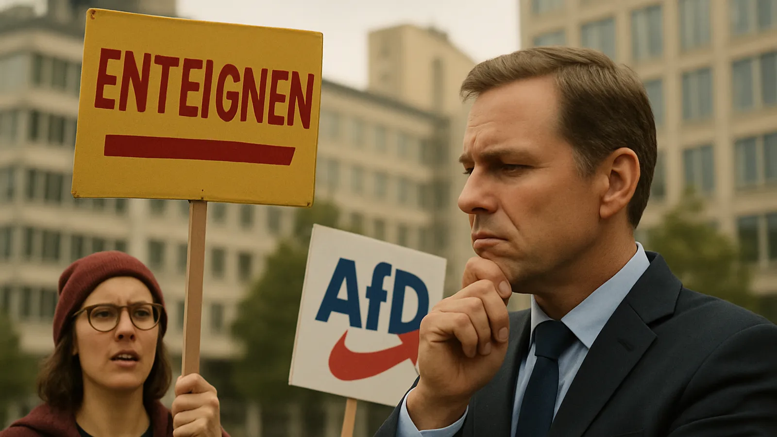 Linke Enteignungsforderungen sind für Investoren bedrohlicher als die AfD.