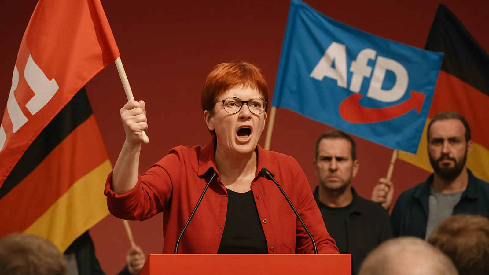 Linke Partei mobilisiert gegen Schwarz-Rot und AfD auf Bundesparteitag.