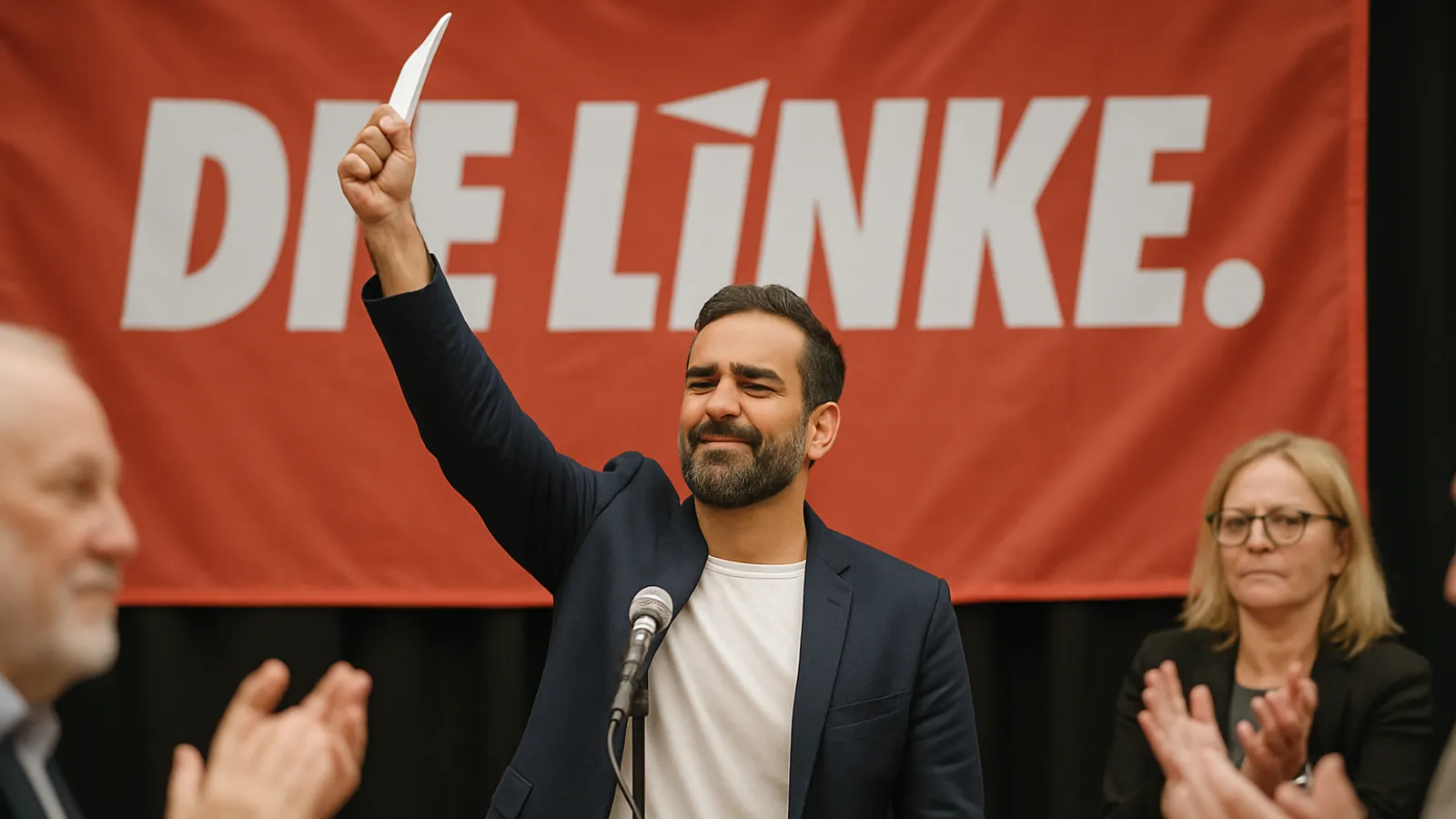 Luigi Pantisano wurde nur knapp zum neuen Co-Chef der Linken gewählt.