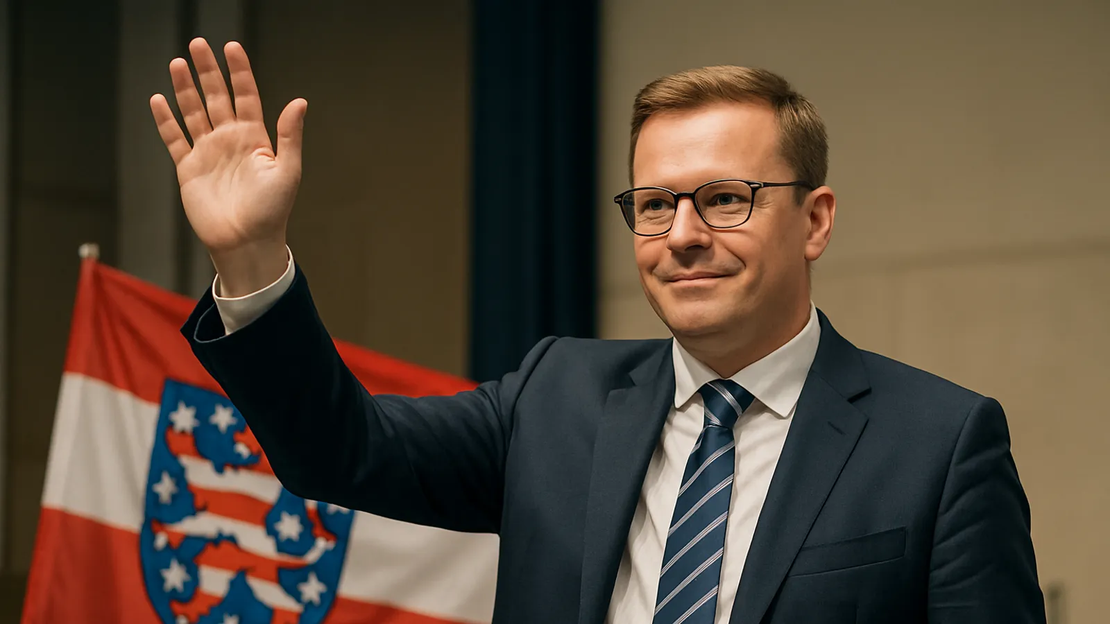 Mario Voigt: Ministerpräsident in Thüringen als Landesparteivorsitzender wiedergewählt