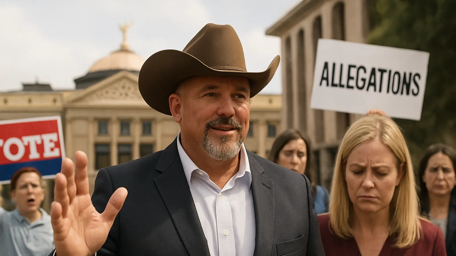 Mark Lamb hat die GOP-Vorwahl im 5. Distrikt von Arizona gewonnen, trotz Vorwürfen wegen Fehlverhaltens.
