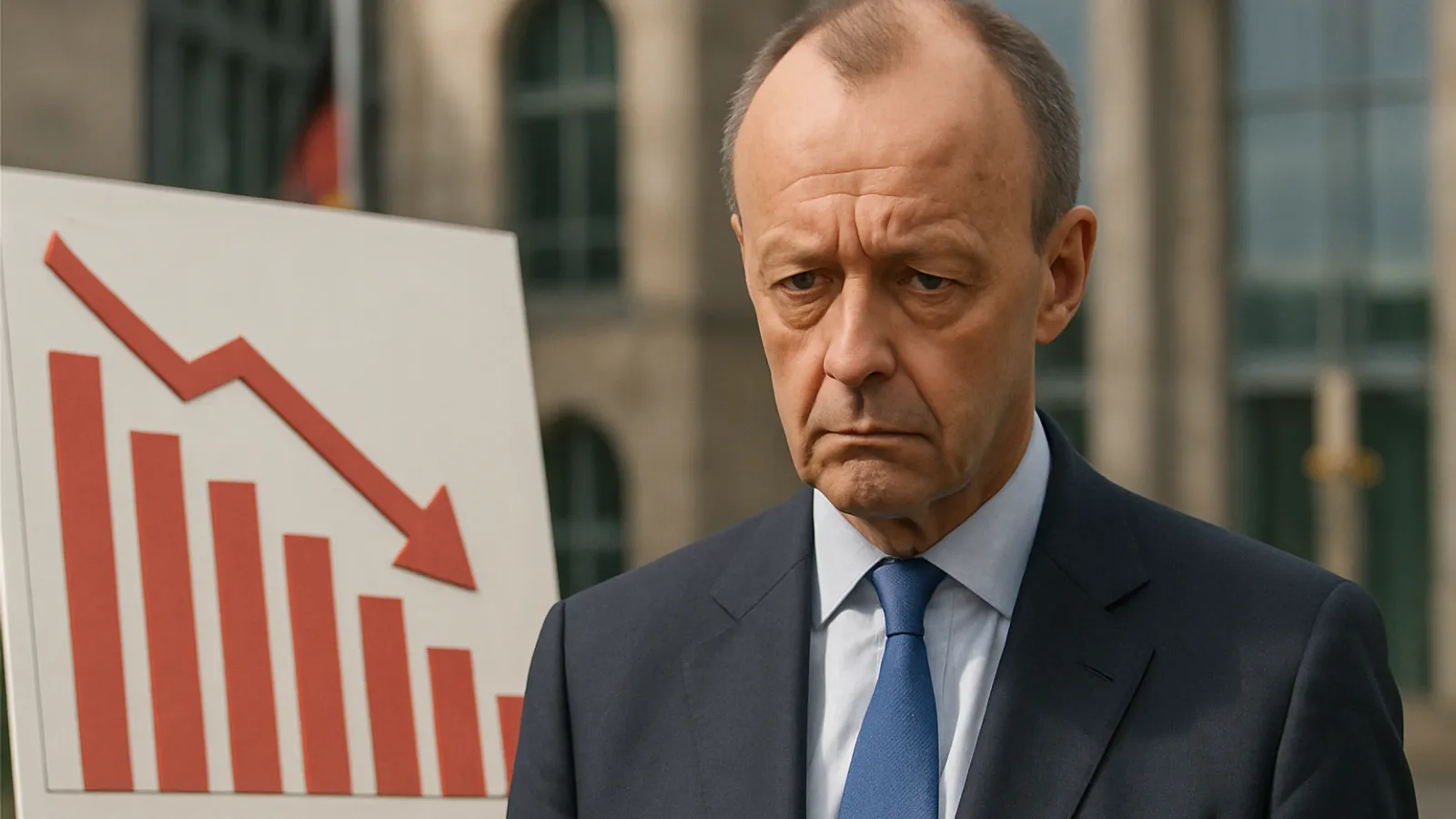Friedrich Merz: Chancellor’s popularity falls to new low, according to ZDF “Politbarometer”