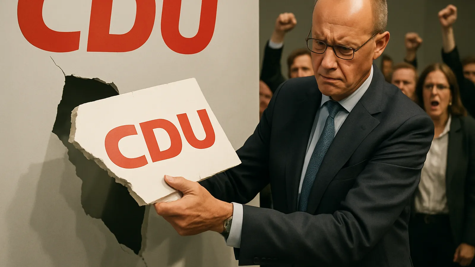 Merz is reshaping the CDU and thereby triggering an uprising in his own party.