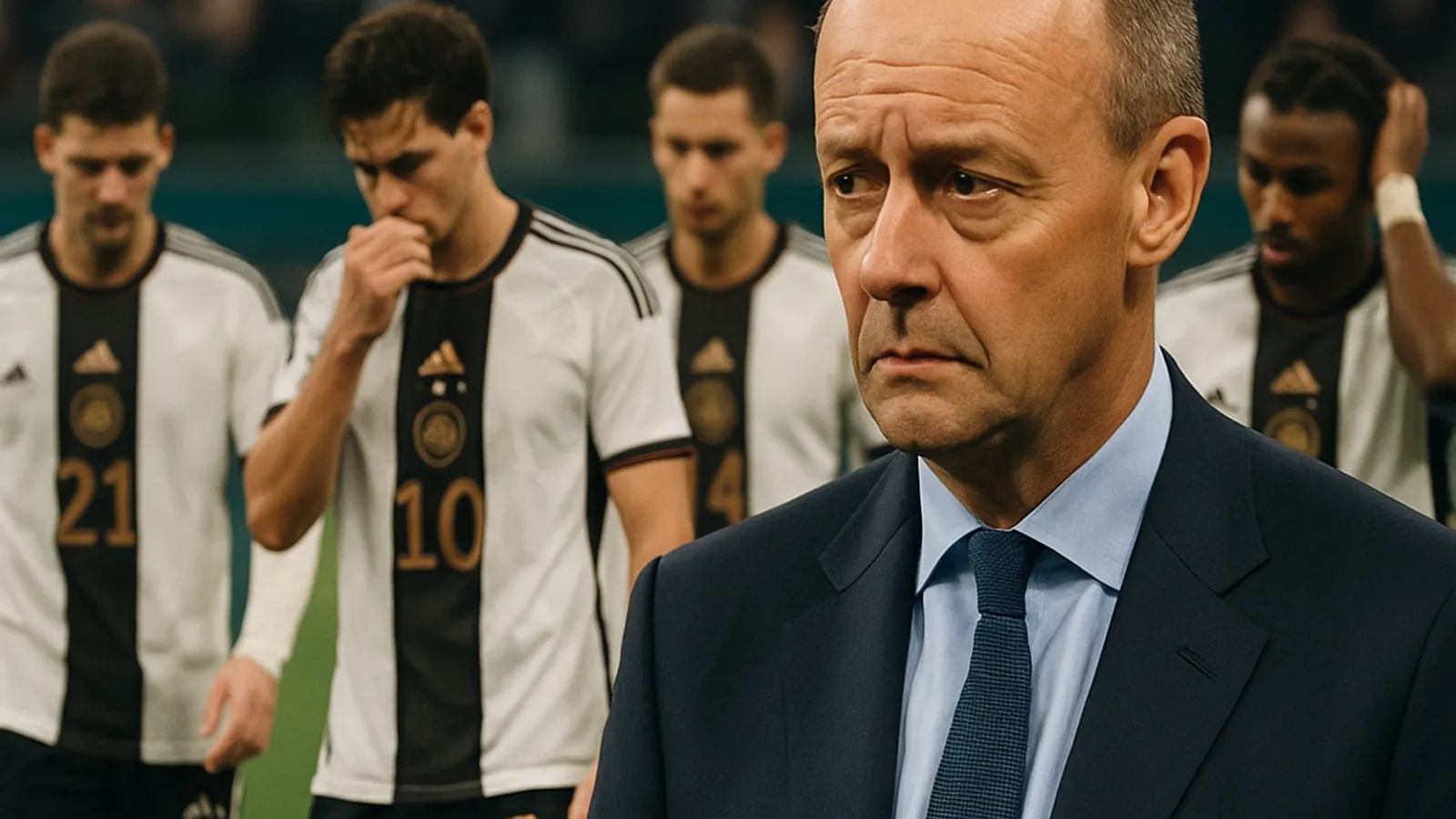 Merz hat besser geliefert als die DFB-Elf.