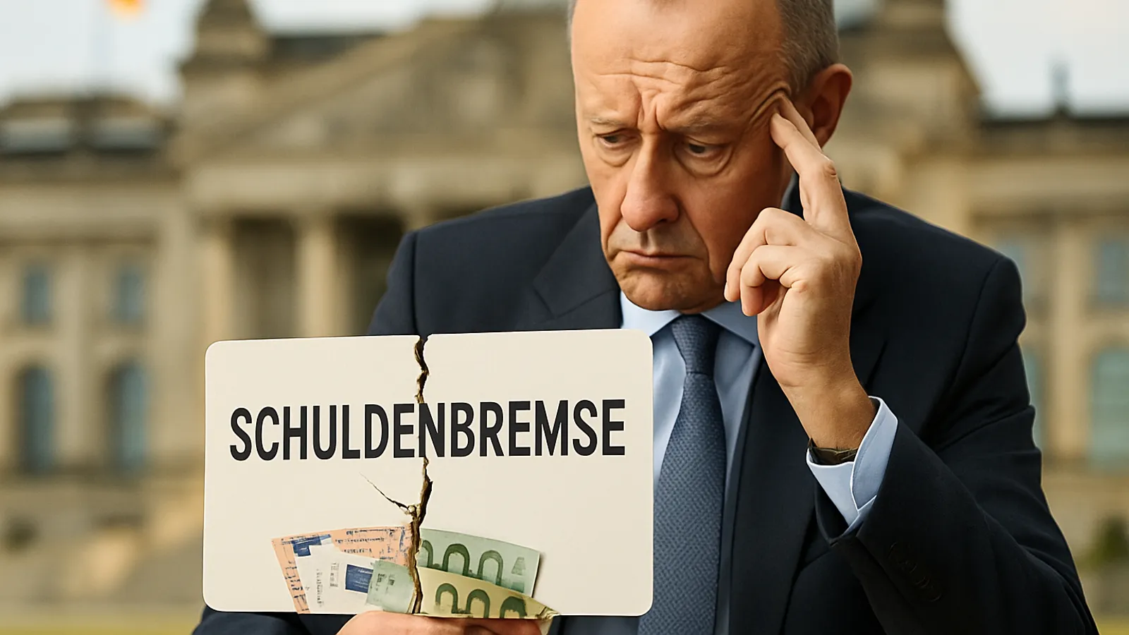 Merz ist nicht sehr zuversichtlich bezüglich der Schuldenbremsen-Reform.