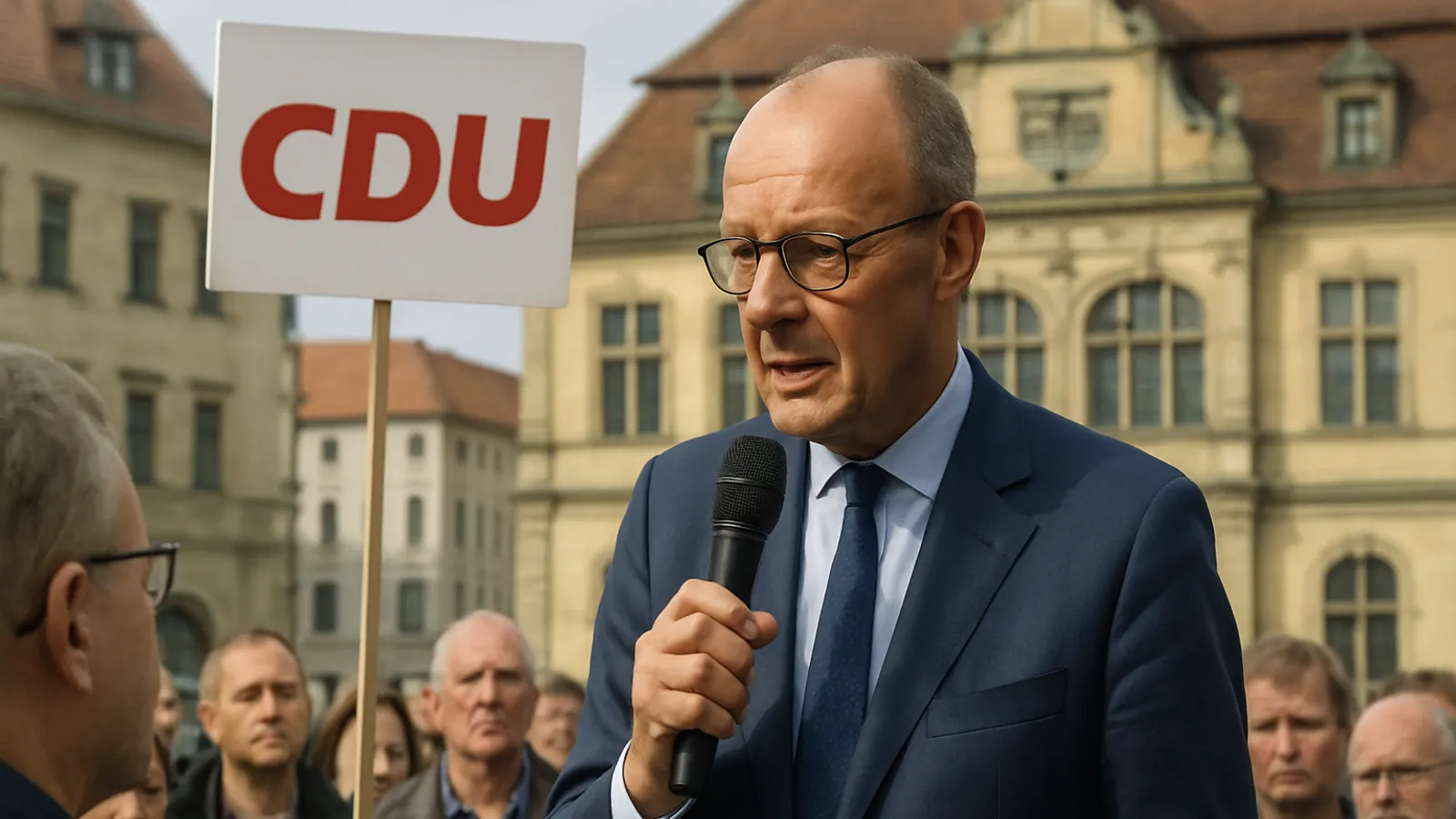 CDU — Merz returns to Saxony-Anhalt for another campaign stop