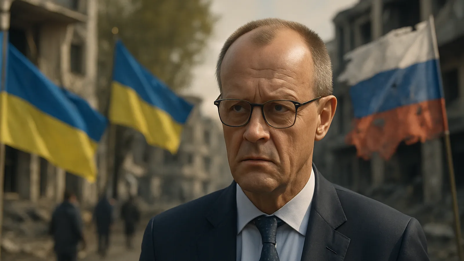 Merz sagt, Russland habe keine Chance auf Sieg in der Ukraine.