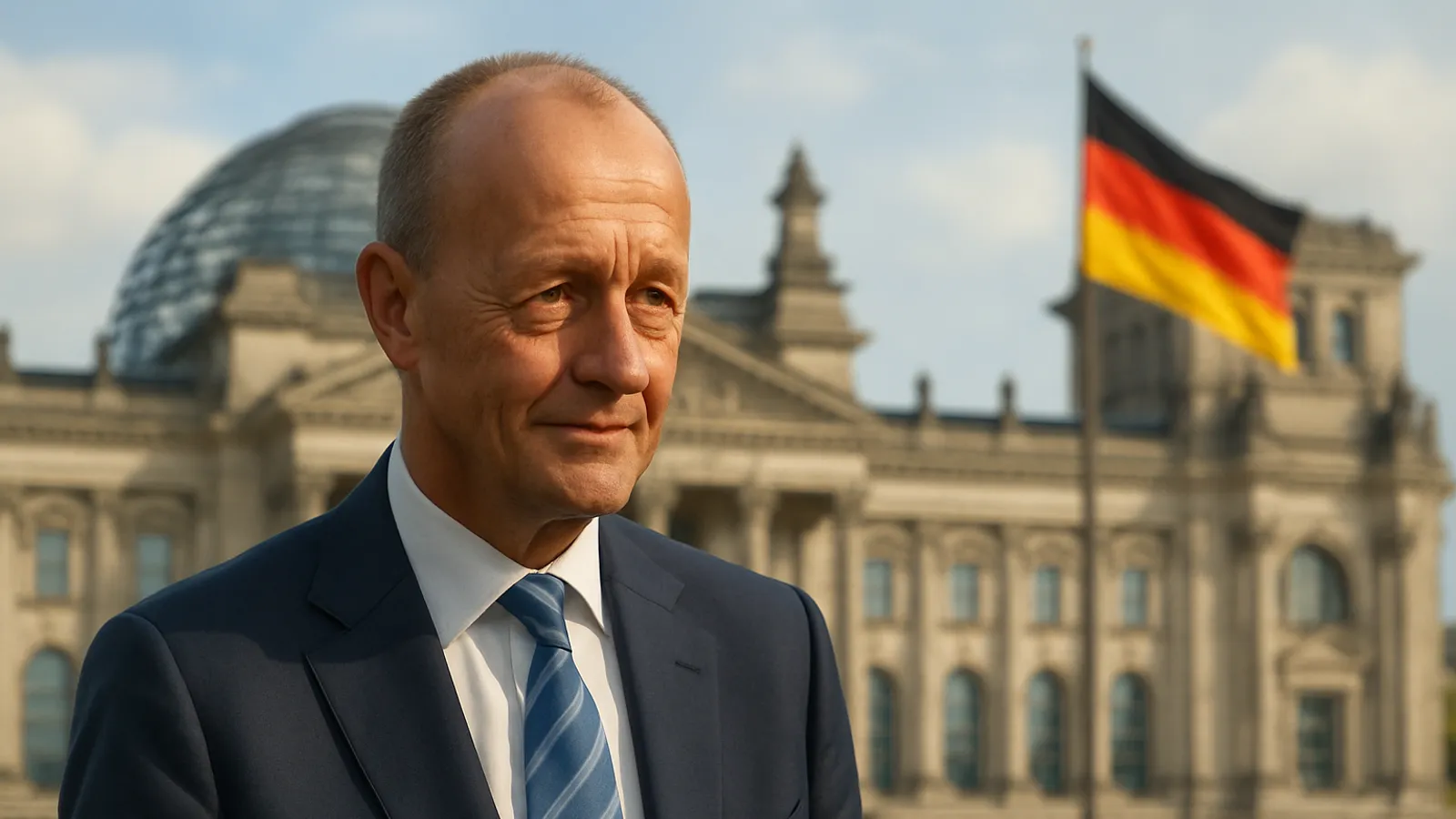 Merz sieht sehr gute Jahre vor Deutschland.