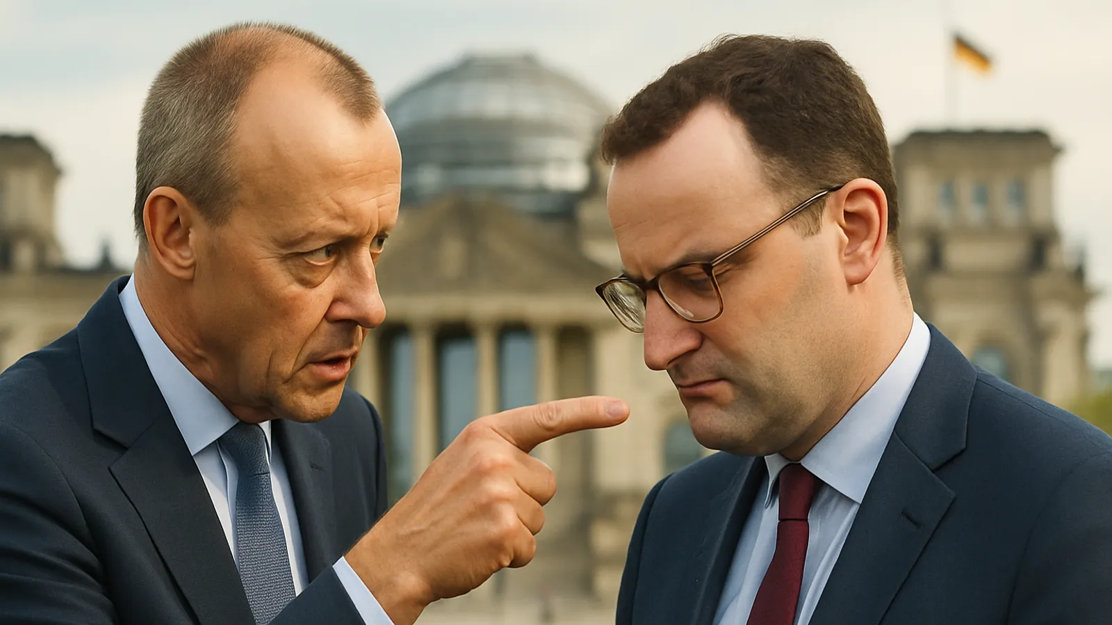 Merz soll Spahn-Rücktritt forciert haben.