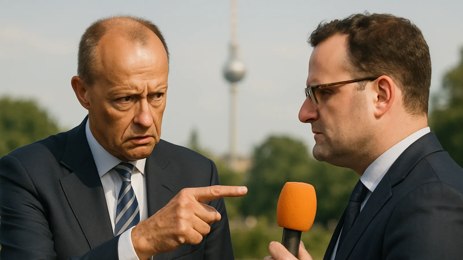 Merz übt im ZDF-Sommerinterview deutliche Kritik an Jens Spahn.