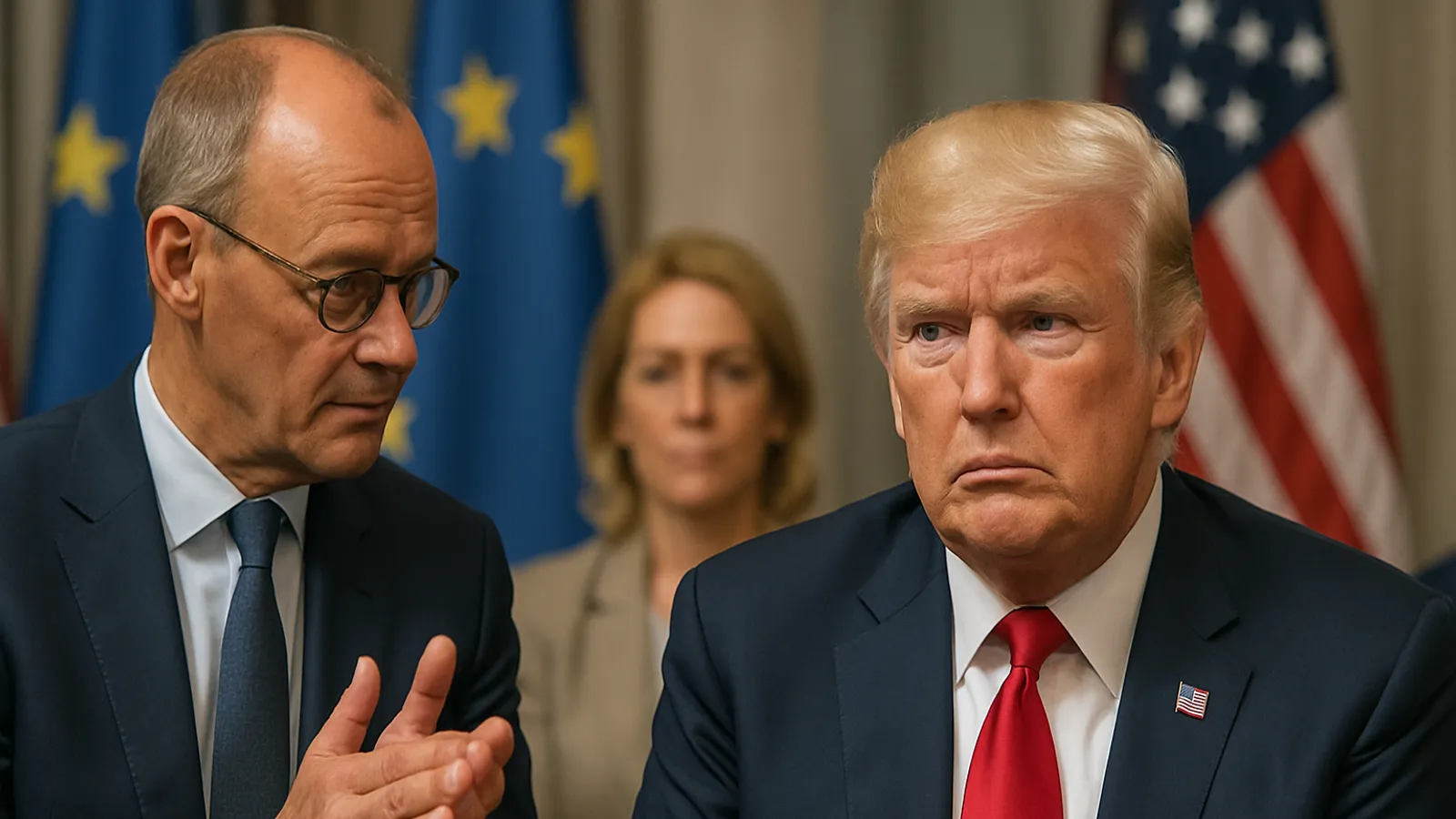 Merz und die Europäer versuchen, Trump zu beeindrucken.