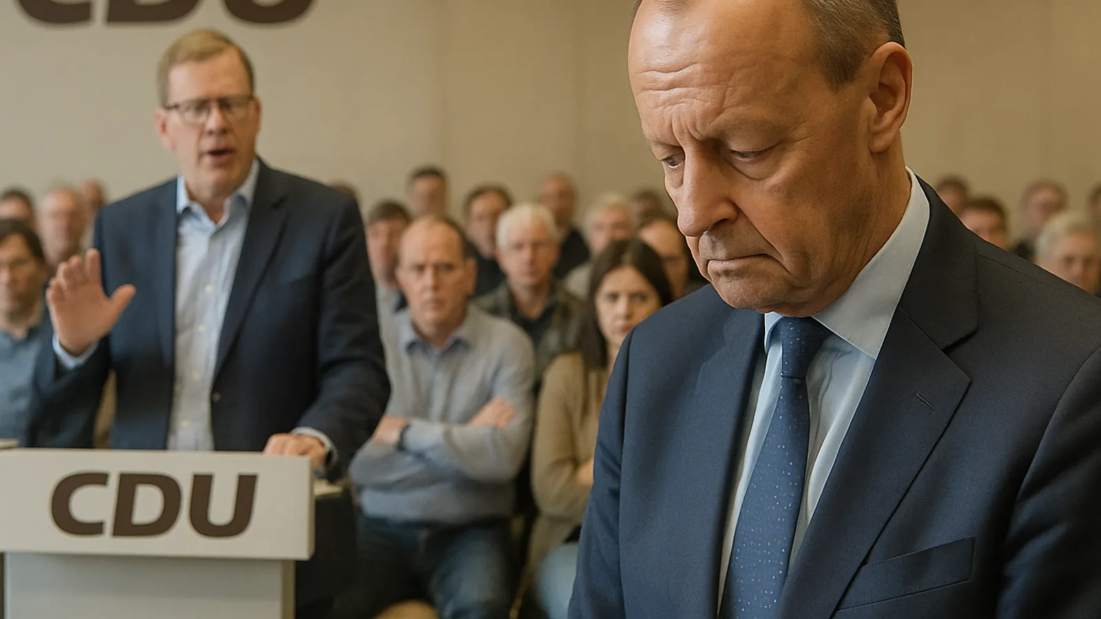 Teile der CDU-Basis kritisieren Merz scharf für seinen Umgang mit Verkehrsminister Schnieder.