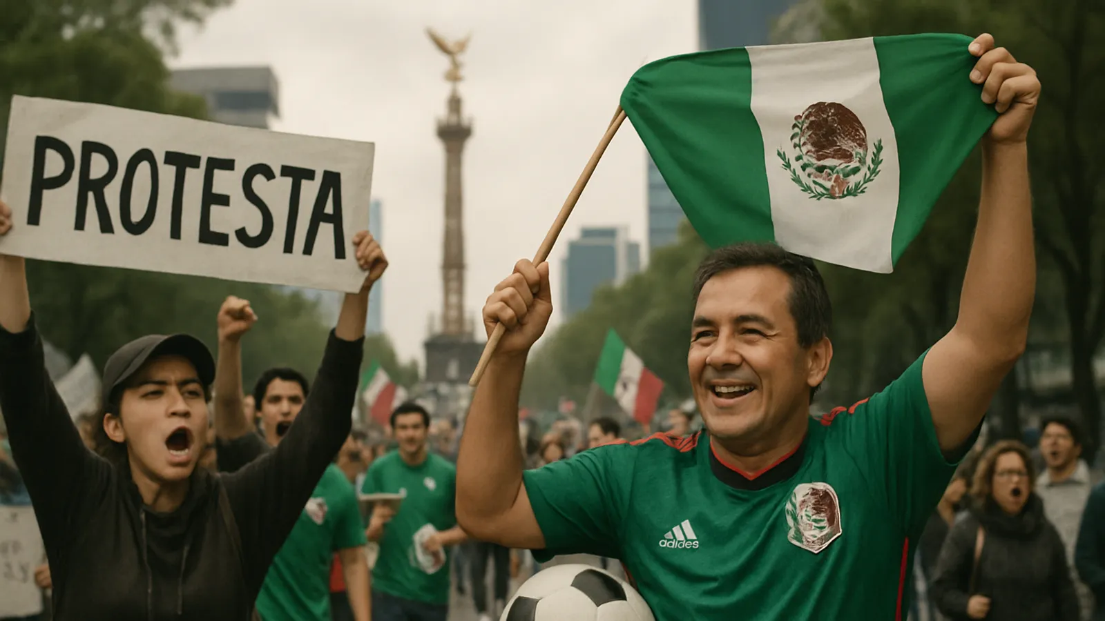 Mexiko feiert die WM-Eröffnung trotz Protesten und sozialen Konflikten.