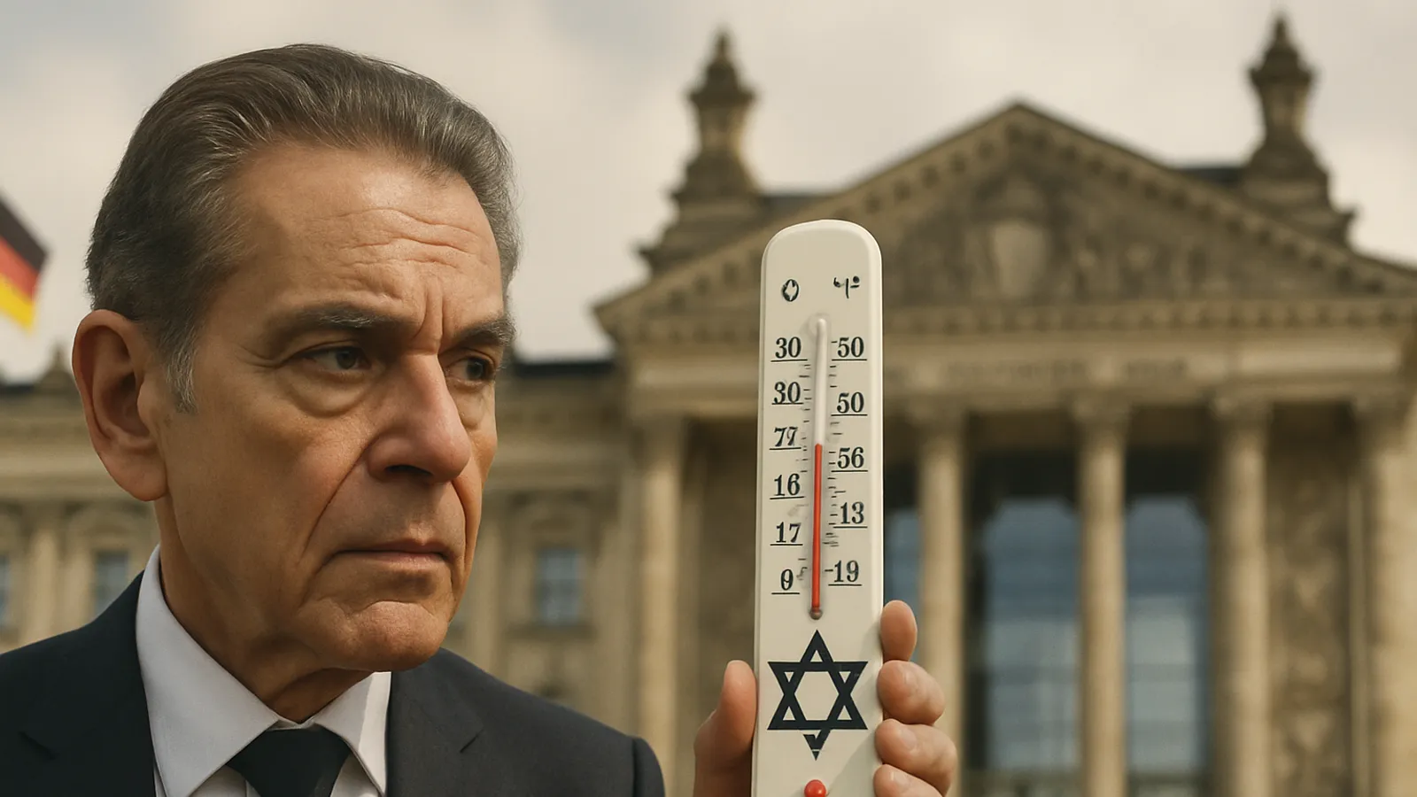 Michel Friedman bezeichnet den Judenhass als Thermometer für den Zustand der Demokratie.