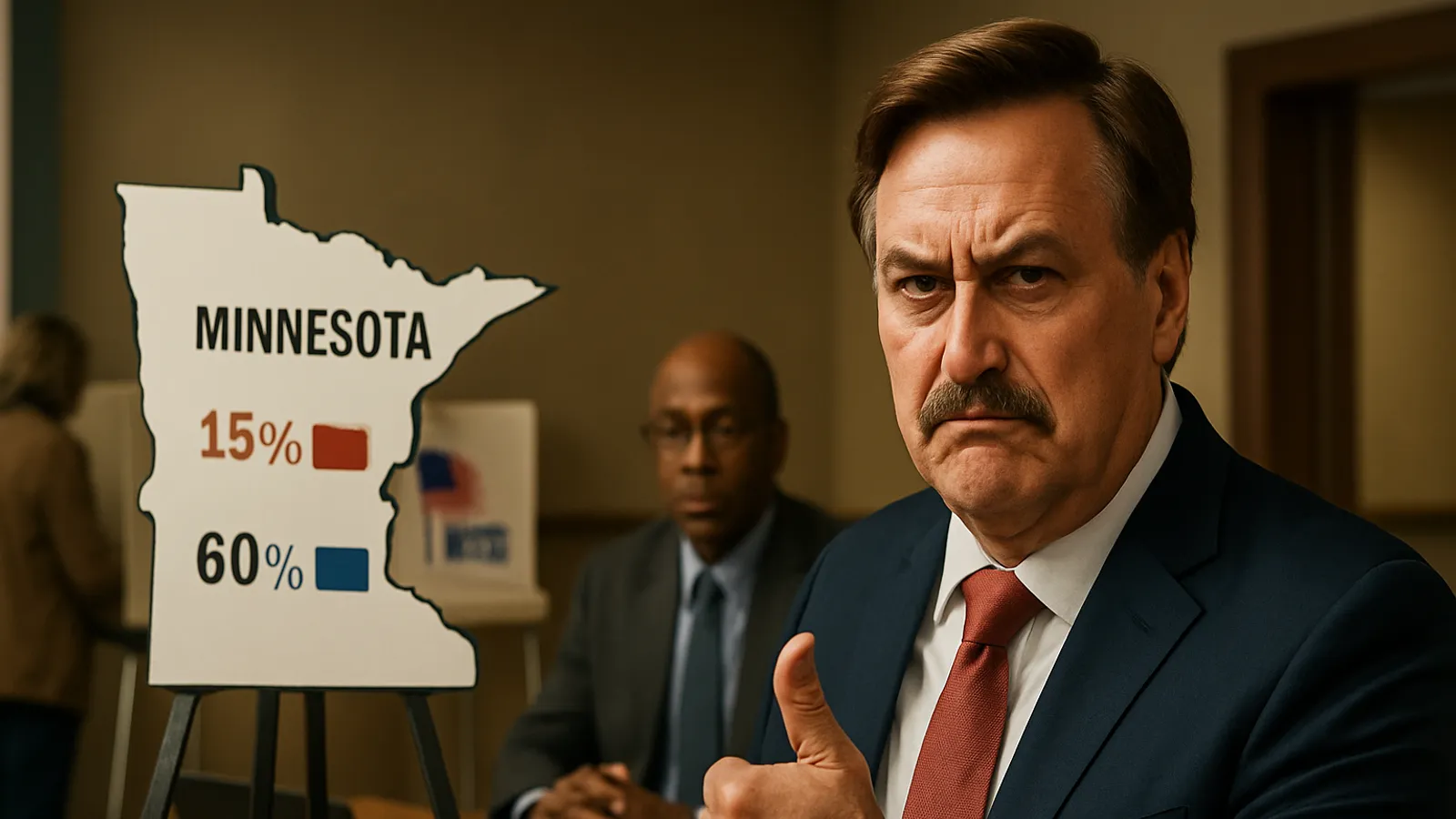 Mike Lindell erkennt Niederlage in Minnesotas republikanischer Vorwahl nicht an.