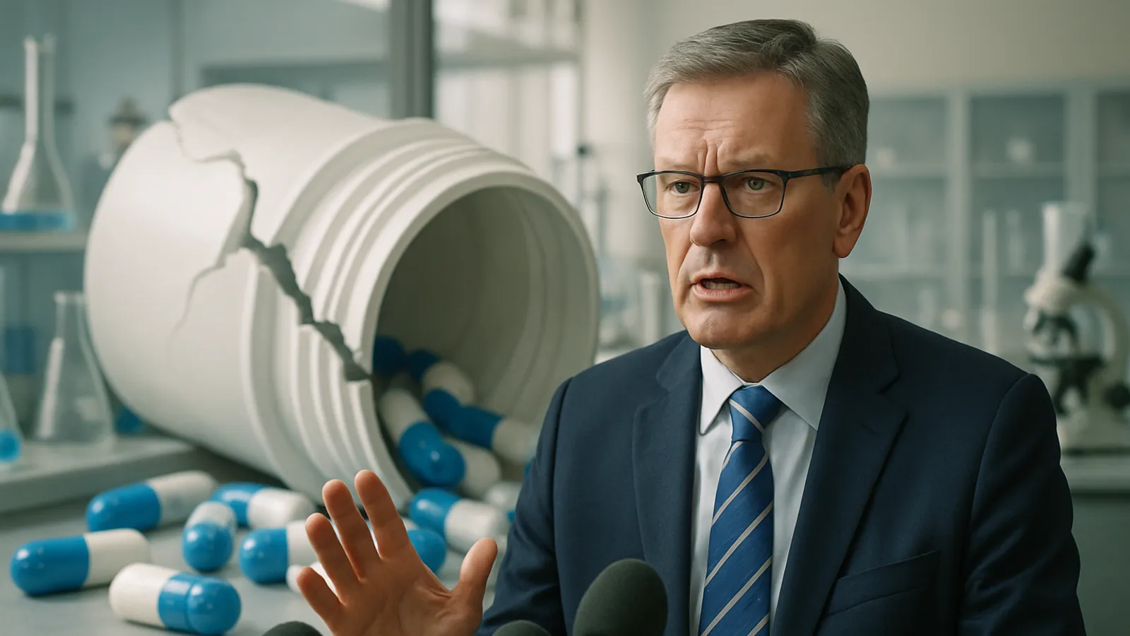 Ministerpräsident Schnieder warnt vor Folgen der Gesundheitsreform für die Pharmaforschung.