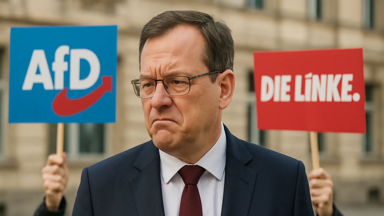 Ministerpräsident Schulze will nach der Landtagswahl nicht um Stimmen bei AfD und Linke bitten.
