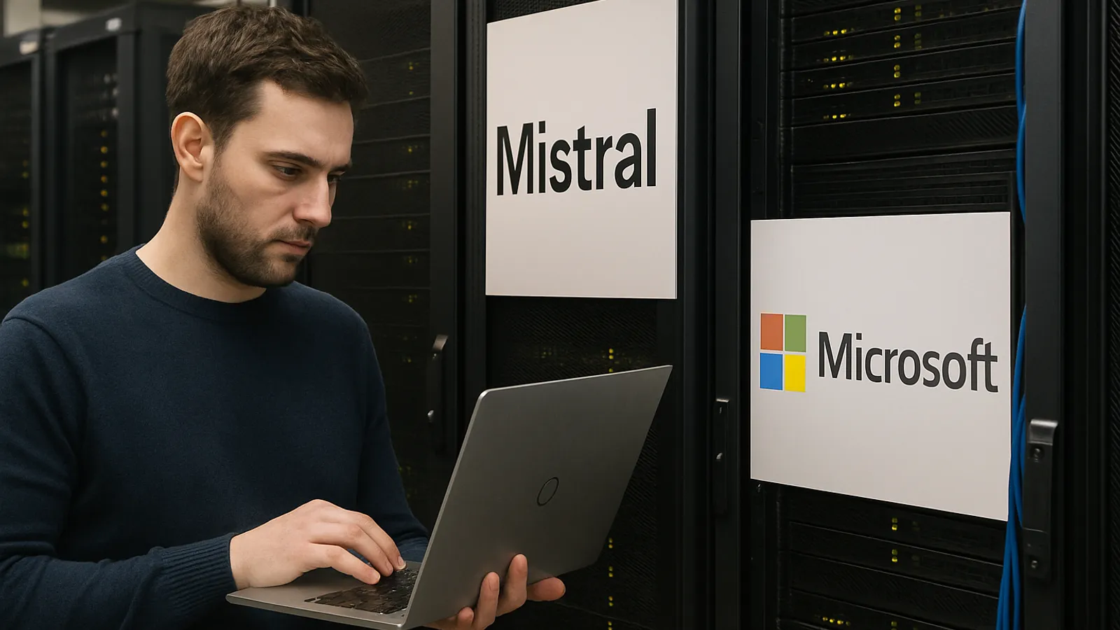 Mistral erhält Unterstützung von Microsoft für den Ausbau seiner KI-Infrastruktur.