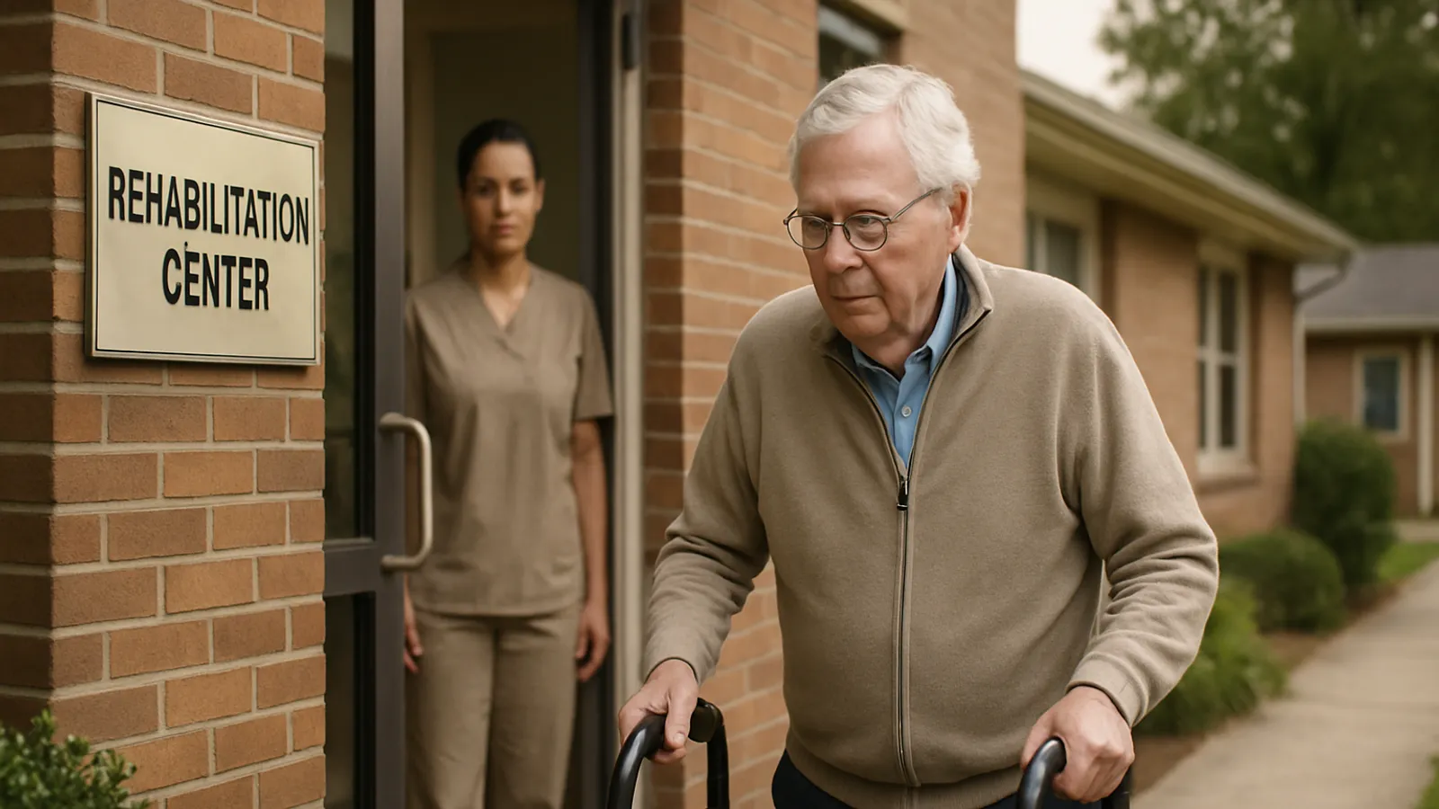 Mitch McConnell wurde aus einem Reha-Zentrum entlassen und setzt seine Genesung zu Hause fort.