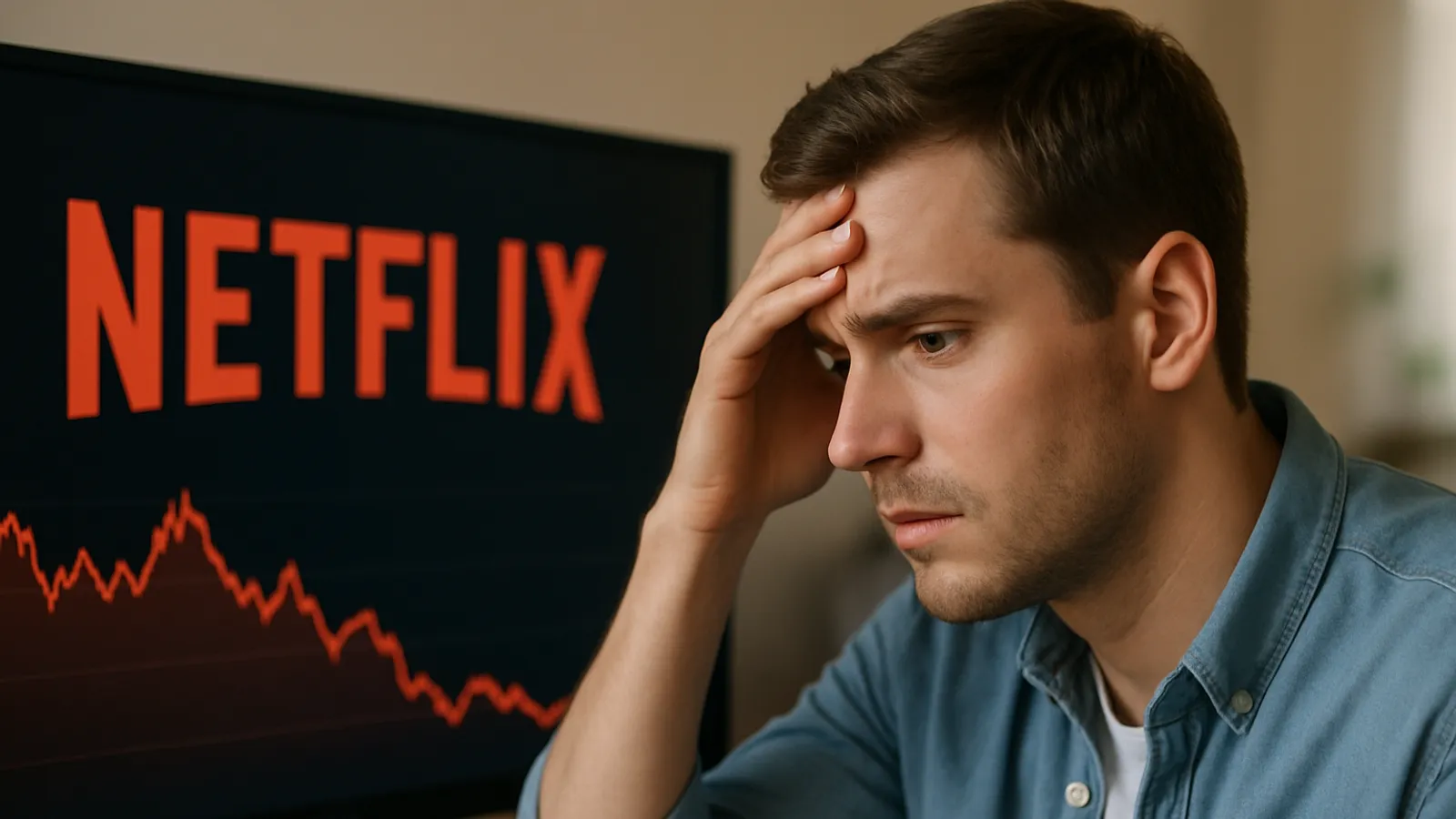 Netflix hat Gewinn und Umsatz gesteigert, jedoch ist der Aktienkurs eingebrochen.