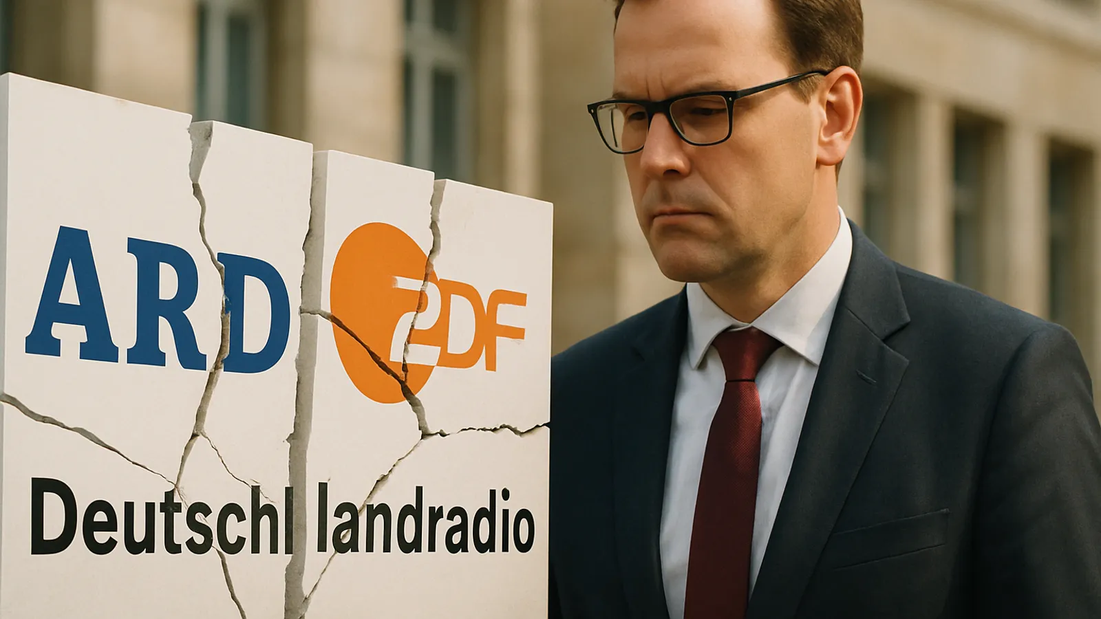 NRW-Medienminister Liminski nimmt einen Wandel bei ARD, ZDF und Deutschlandradio wahr.