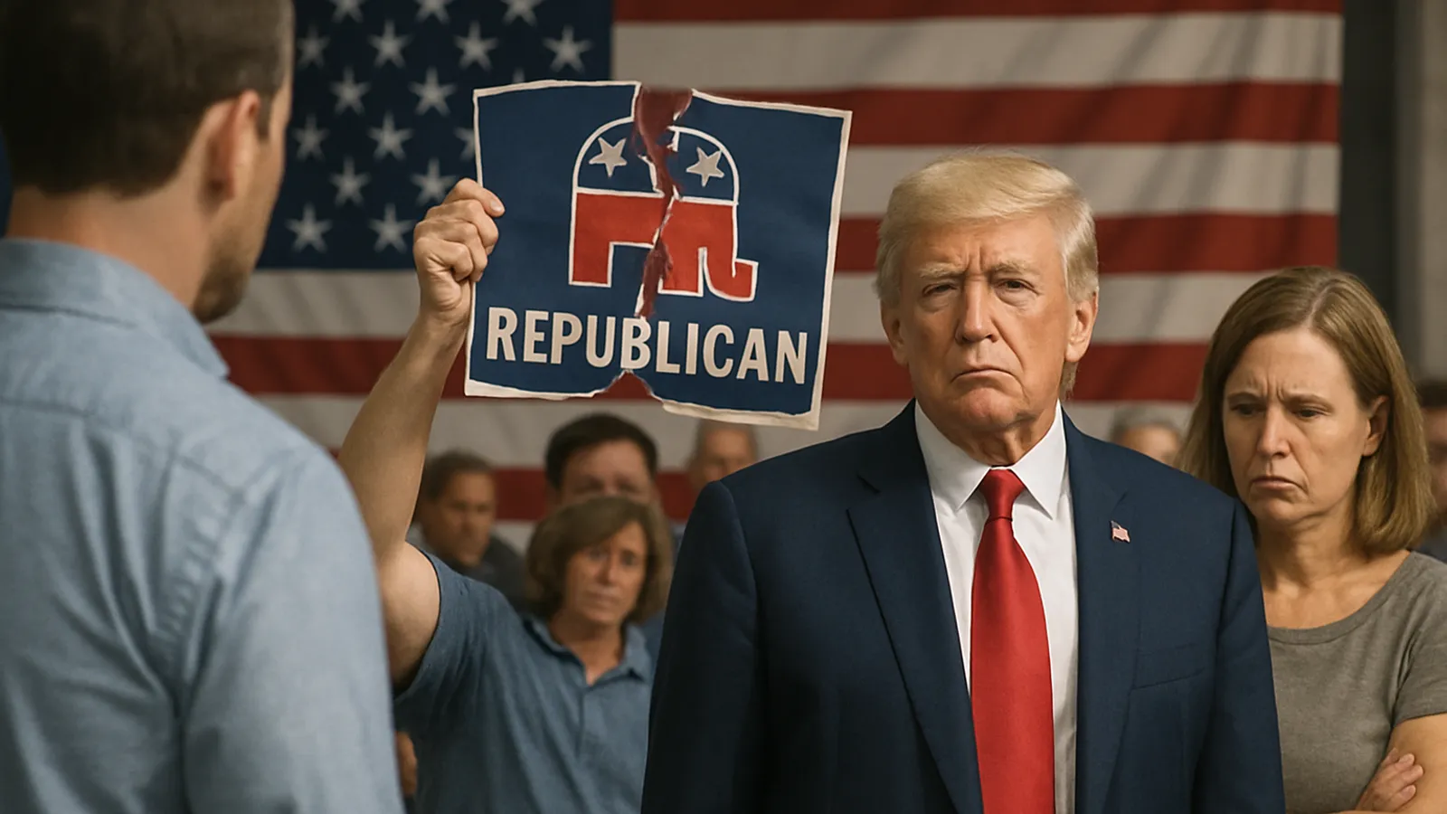CNN-Umfrage: 78 Prozent der Republikaner billigen Trumps Amtsführung.