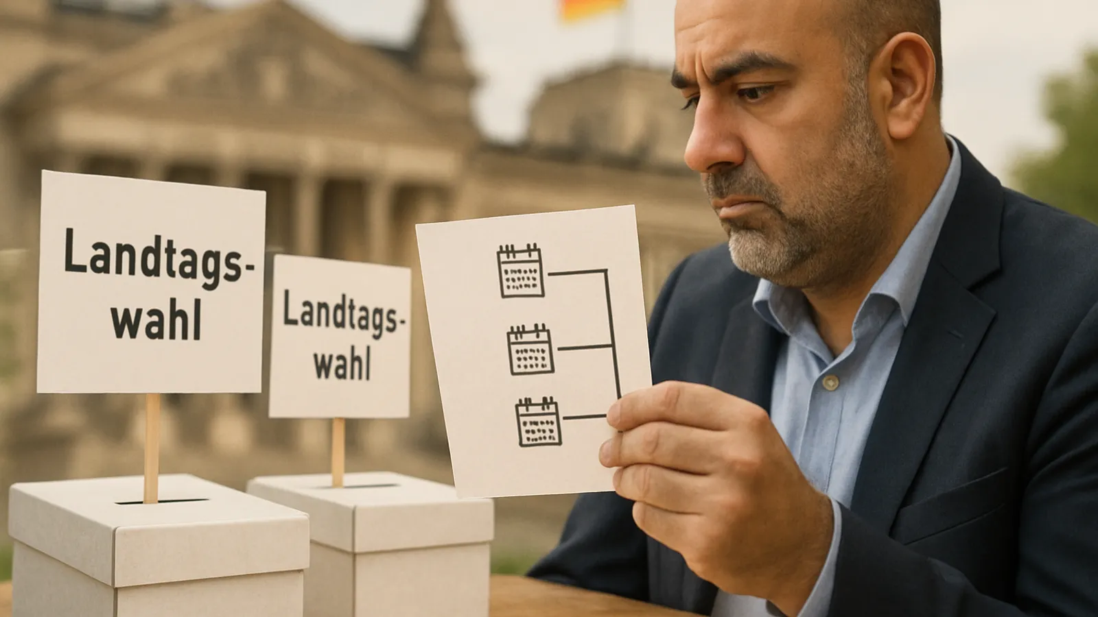 Omid Nouripour schlägt vor, die Landtagswahltermine in Deutschland zu bündeln.