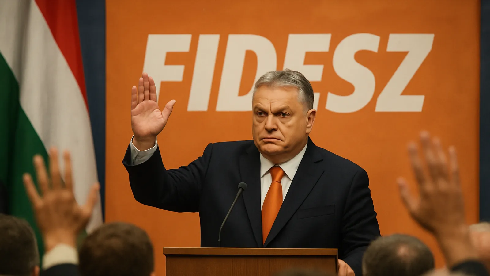 Orbán wird trotz Abwahl als Regierungschef erneut Fidesz-Chef ohne Gegenstimmen.