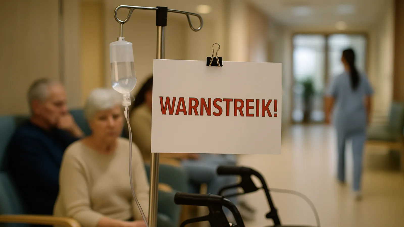 Patienten sind von Einschränkungen aufgrund des Tarifkonflikts betroffen.