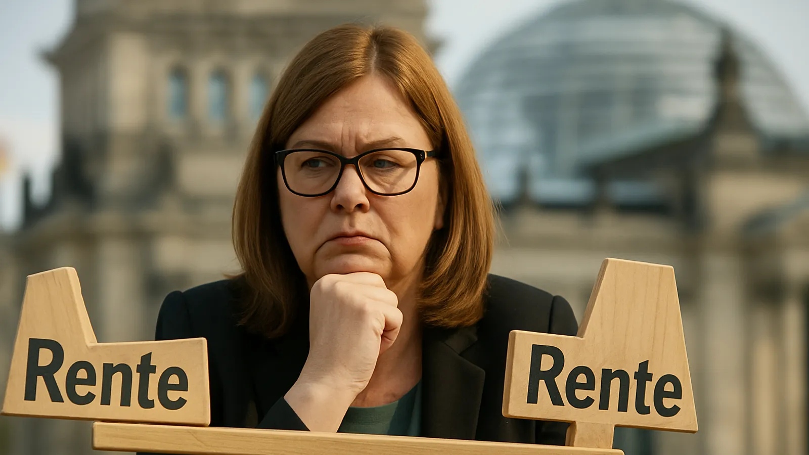 Bärbel Bas is caught in a dilemma over penalty-free early retirement.