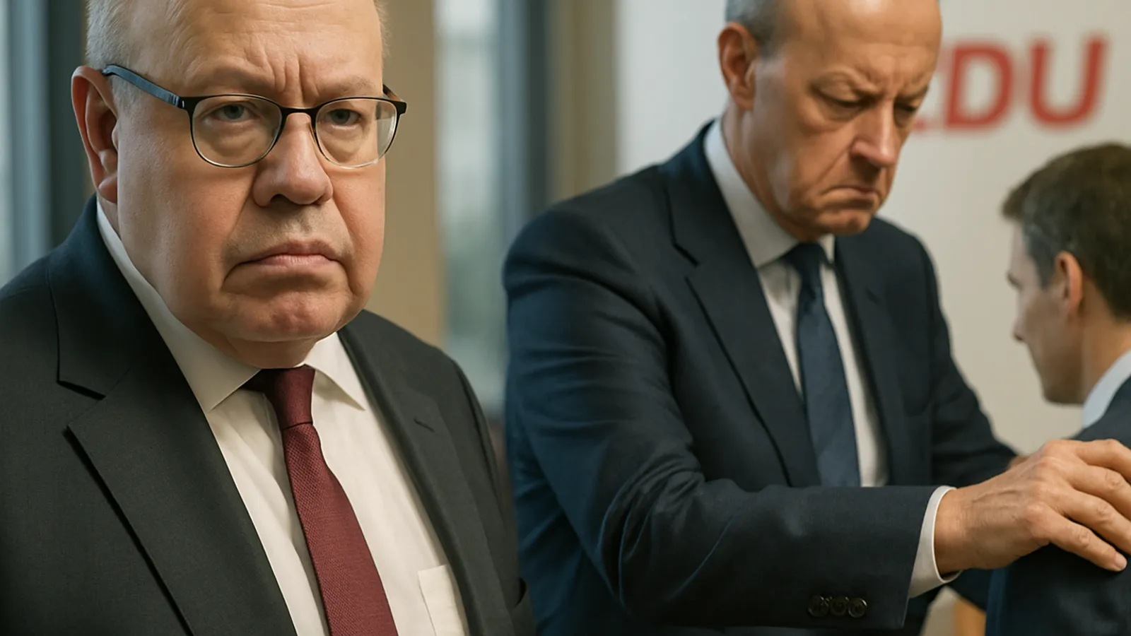 Peter Altmaier kritisiert Friedrich Merz wegen der Entlassung von Patrick Schnieder.