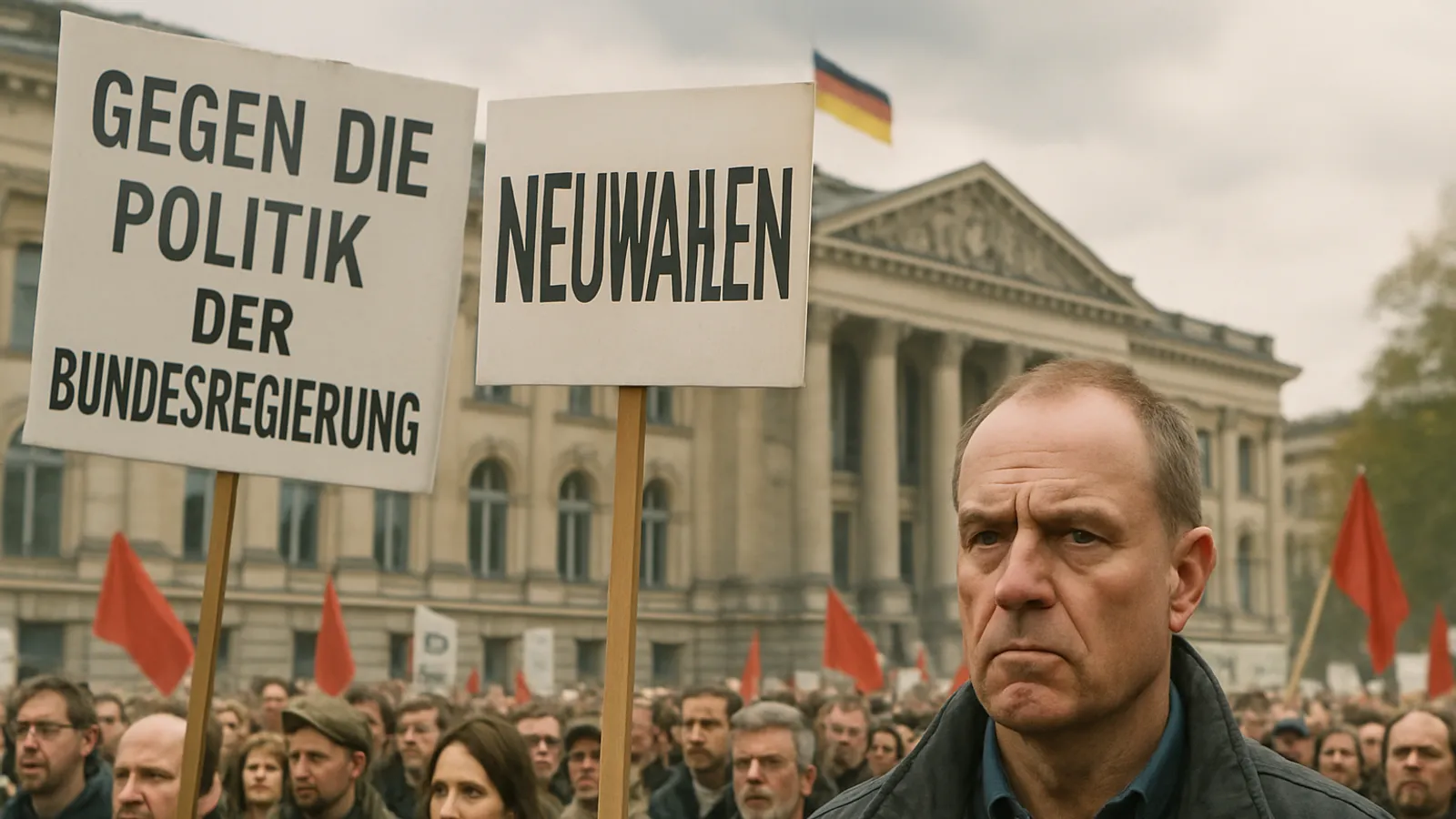 Plauen protest: 10,000 demand resignation of German government.