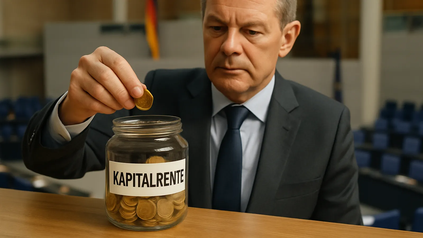Politiker sollen in die Kapitalrente einzahlen!