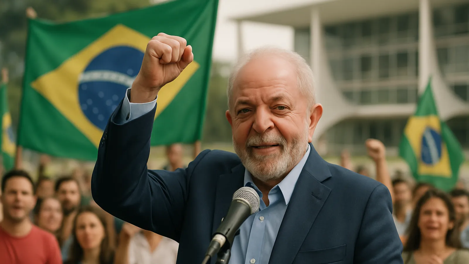 Präsident Lula da Silva wurde erneut als Kandidat für die Präsidentschaftswahlen nominiert.