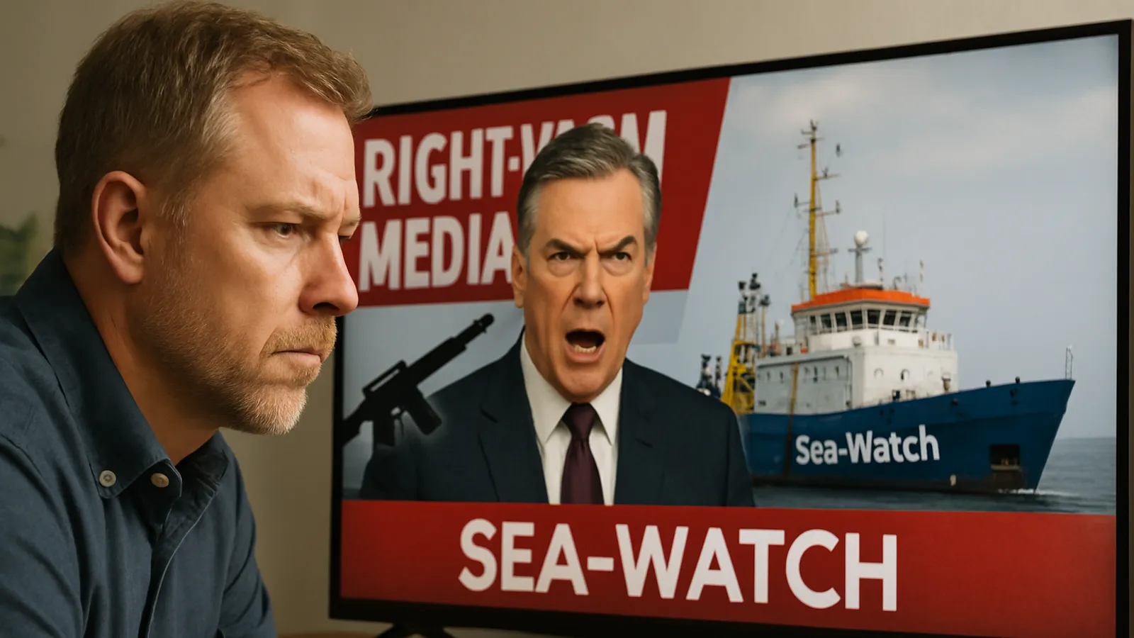 Rechte Medien hetzen gegen die Seenotrettungs-NGO Sea-Watch.